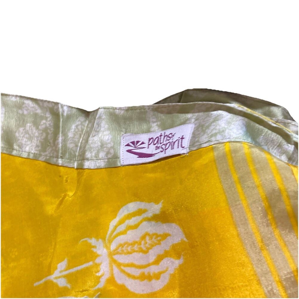 Silk Os Wrap Layered Multiple Printed Reversible … - image 2